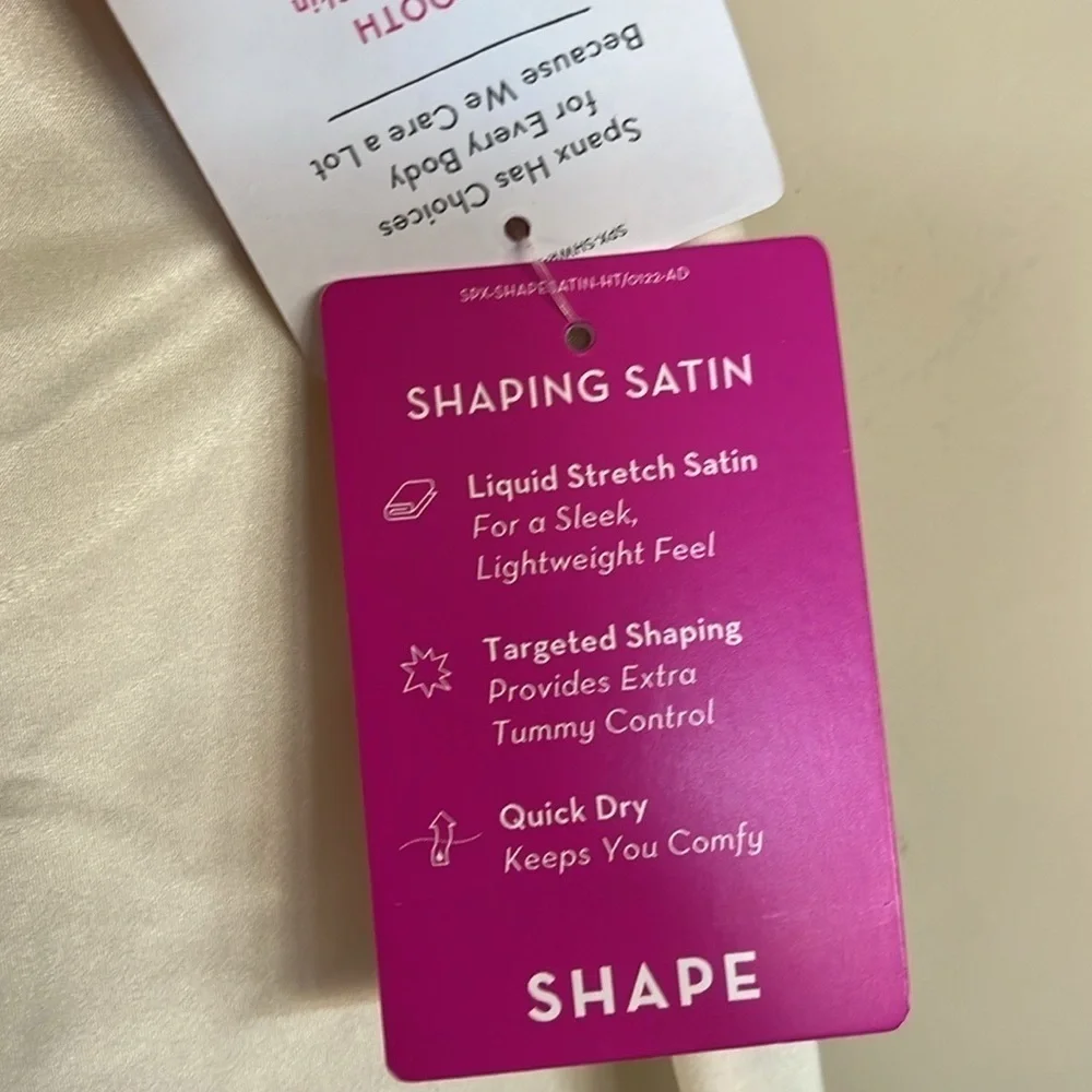 Brand New Spanx Satin Shapewear Linen Short Slimming Liquid Stretch 3X Quick Dry